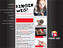 Tablet Screenshot of fingerweg.at